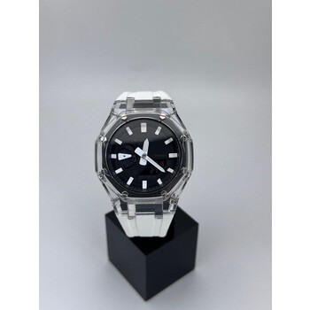 Custom Original G-Shock GA2100 Mod • Clear White AP Full Set • 45mm